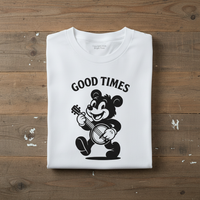 Load image into Gallery viewer, Good Times Bear Retro Thirties Cartoon - Unisex T-Shirt