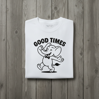Load image into Gallery viewer, Good Times Elephant Retro Thirties Cartoon - Unisex T-Shirt