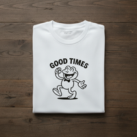 Load image into Gallery viewer, Good Times Frog Retro Thirties Cartoon - Unisex T-Shirt