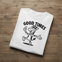 Load image into Gallery viewer, Good Times Giraffe Retro Thirties Cartoon - Unisex T-Shirt