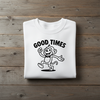 Load image into Gallery viewer, Good Times Monkey Retro Thirties Cartoon - Unisex T-Shirt