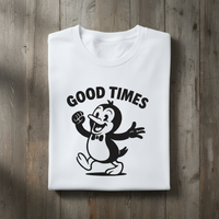 Load image into Gallery viewer, Good Times Penguin Retro Thirties Cartoon - Unisex T-Shirt