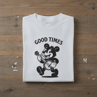 Load and play video in Gallery viewer, Good Times Bear Retro Thirties Cartoon - Unisex T-Shirt