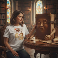 Load and play video in Gallery viewer, Be Mine Said the Book - Unisex T-Shirt