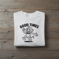 Load and play video in Gallery viewer, Good Times Monkey Retro Thirties Cartoon - Unisex T-Shirt