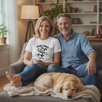 Load and play video in Gallery viewer, Good Times Dog Retro Thirties Cartoon - Unisex T-Shirt