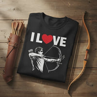 Load and play video in Gallery viewer, I Love Archery - Unisex T-Shirt